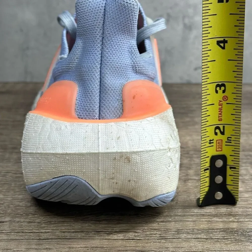 Adidas~Women's~ Ultraboost Light, Blue/Orange Running Shoes~Size 8 - Picture 5 of 10
